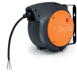 Enrouleur electrique automatique 15M, avec câble 3x1,5mm 1844 15-H05
-Câble 3Gx1,5 mm²
-avec interrupteur de protection thermique
-longueur du câble hors tambour: 1 m (sauf pour 1844 30-H05, 2 m)
-fourni sans câble entrant
-le mécanisme de rack peut être désactivé pour garder le câble tiré
-puissance max. (enroulée): 1500W (230V-20 °C)
-puissance max. (déroulé): 2500W (230V-20 °C)
-fourni avec un support pivotant à 180 ° et un support de connexion rapide supplémentaire
