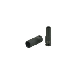 Douille longue 3/8 choc 19mm 
- longueur : 63mm - chrome molybdene haute résistance
- douille spécialement etudiee pour une utilisation sur outils à chocs (Clé à choc...)
- garantie vie