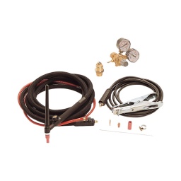 Kit tig pour poste de soudage telwin : fusion - tecnica - technology
composition :
- 1adaptateur bouteille argon
- 1 buse céramique
- 1 câble 16mm  3m
- 1 diffuseur électrode
- 1 électrode tungstene
- 1 pince porte électrode
- 1 Réducteur de pression 2 manomètres
- 1 torche tig 4m 150a
- 1 pince de masse 250a