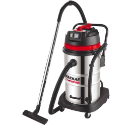 Aspirateur eau et poussières cuve inox
Garantie 2 ans
Avec poignée intégrée à la tête d'aspiration, tuyau de vidange, chaine anti statique
Asprirateur avec asservissement outillage électrique (max 2000w) l'aspirateur démarre des que l'accessoire est en service 

Livré avec: 
- Flexible 2m, 2 tubes rigides chromés, 1 suceur biseau, 1 brosse ronde, 1 suceur combiné eau poussière, filtre cartouche HEPA.

Cuve inox, capacité cuve 50L basculante, dépression: 19kpa
Dépression: 19kpa
Puissance maxi: 1200W
tension: 230V
Décibels: 76 db
Diamètre kit accessoires : 32mm
Débit air: 45 l/s
Nombre de moteur: 1
Longueur de cable: 4m- 3 x 1,5mm2
Moteur  bi etagé 
Dimensions: 50,5 x 45 x 86,5cm
Poids : 13,5kg 