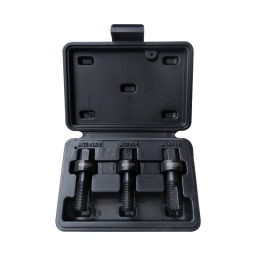 Coffret de réparation pour écrous de roues
- pour le nettoyage et le taraudage
- entraînement 6 pans sw 12
- sens de coupe à droite
- acier
- coffret de rangement
tarauds m12x1.25
tarauds m12x1.5
tarauds m14x1.5