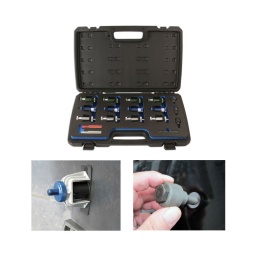 Ce kit permet d'installer et de remplacer les capteurs de radars sur des pare-chocs en plastique
contient les cutters et vis de serrage de diamètre 18.2. 18.4mm et 26mm le kit contient 12 outils de positionnement permettant la pose des capteurs
2 poinçons de centralisation
le kit contient : une fraise hss de 10.2mm de diamètre