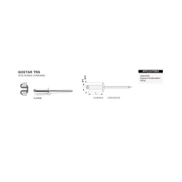 Boite de rivet éclaté trs tête ronde standard
- corps aluminium.clous acier zingue
- plage de sertissage. diamètre de perçage .résistance a la traction. résistance au cisaillement. vous retrouverez toutes ces informations dans la fiche technique
- conditionement a la boite. ou au 1000
- delais nous consulter