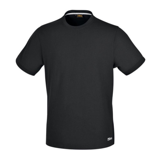 T-shirt noir en coton XS