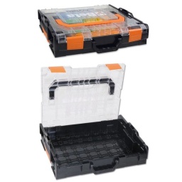 Coffret porte outils en ABS, avec couvercle transparent - Vide
Les coffrets porte outils en ABS peuvent être facilement assemblées les unes aux autres par un simple clic, grâce au mécanisme d'encliquetage latéral fonctionnel.
Caractéristiques principales:
- Couvercle transparent en polycarbonate robuste pour une identification rapide du contenu
- Dimensions extérieures: 445x358x118 mm
- Max. capacité de charge intérieure: 25 kg
- Peut être cadenassé
- Poids: 2,5 kg