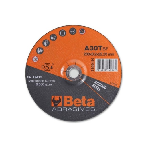 Disques à tronçonner à moyeu déporté HARD 11001H 230X3,2 (10)
