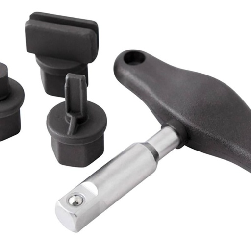 Kit 4 clés écrous de vidange plastique