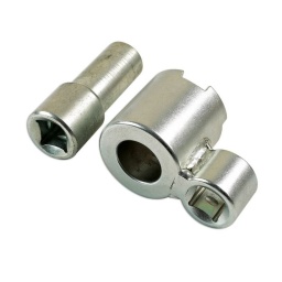 Douille pour jambe de force avant volvo
application: volvo c70 coupe (-02). c70 convertible (-05) . s70. v70 (-
00). xc90. v70 (00-08). v70 xc (01-). xc70 (-07). s60. 850. v70 xc (-
00). s80 (-06)
  équivalent aux codes constructeurs 9995469 et diam 9995468
  entraînement en 1/2"
  2 pcs