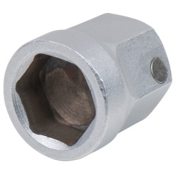 Pour remettre en place un piston de frein en bon état dans l'étrier, sans l'endommager 
Douille aimantée 
Entraînement 12 mm avec une clé à cliquet 
Utilisation facile 
Finition satinée 
Chrome Vanadium 

