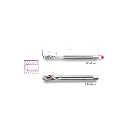 Taraud machine inox métrique pour trous borgnesCO-5%
004290103	3x0,5	
004290104	4x0,7	
004290105	5x0,8	
004290106	6x1	
004290108	8x1,25	
004290110	10x1,5	
004290112	12x1,75	
004290114	14x2	