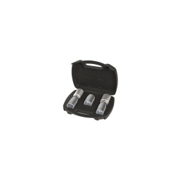 Jeu de 5 douilles de serrage pour écrou de moyeu en coffret plastique
- 35mm 6 pans - 30-32-34-36mm 12 pans
- qualité premium beta depuis 1939