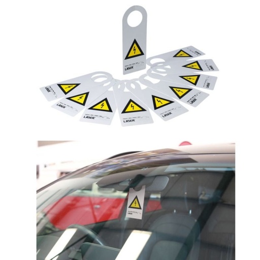 Plaque d’avertissement Hybride/VE 10 pc