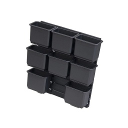 Lot de 9 inserts pour boite de transport 