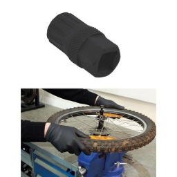 Cet outil de dépose de roue libre convient non seulement aux roues libres Shimano, permettant leur dépose rapide et facile pour accès aux roulements et axes de roue, mais il peut également s'utiliser sur les bagues de blocage de cassettes Campagnolo lors d'une utilisation avec un outil de maintien ou un fouet à chaîne.

Outil de dépose pour roues libres Shimano ou bagues de blocage de cassettes Campagnolo.
Carré de 1/2" ou hexagonal de 21 mm.
Convient également à une utilisation dans un étau d'établi, voir la référence Laser 6431.
En chrome-molybdène.
Pour un fouet à chaîne, voir la référence laser 8163.