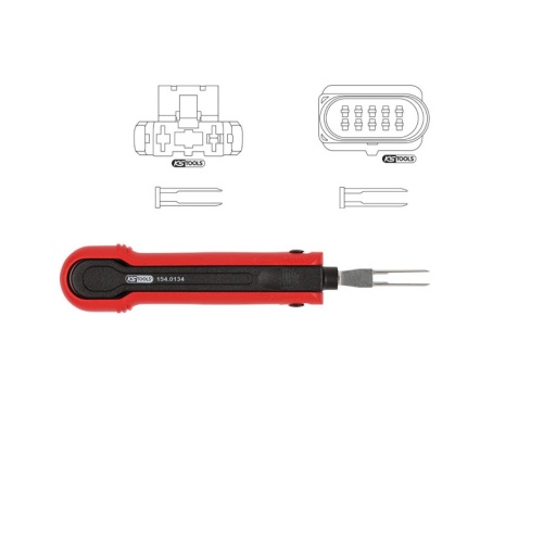 Extracteur de cosses pour connecteurs faston et plats mercedes vw