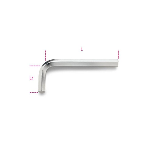 Clé mâle 6 pans coudée courte 1.5mm beta série 96
