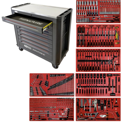 Servante d&rsquo;atelier SIGNATURE i25 avec 510 outils pour 7 tiroirs