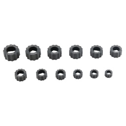 Pour extraire des boulons ou écrous âbimés 
Utilisation avec clé à oeil ou douille 
8 - 19 mm 

