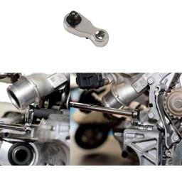 Tête de mini-cliquet à carré de 1/2" pour utilisation avec des accessoires à carré de 3/8", idéale pour des applications d'accès difficile et restreint. Permet d'utiliser des douilles standard en tant qu'alternative aux clés pattes d'oies fixes.

Mécanisme de cliquet à 72 dents et à carré de 1/2" (M).
Couple max. : carré de 1/4" : 78 N.m (8 kg-m ; 57 lb-ft) ; carrés de 3/8" et de 1/2" : 245 N.m (25 kg-m ; 180 lb-ft).
Longueur : carré de 1/4" : 48 mm ; profondeur de tête : 9 mm ; carrés de 3/8" et de 1/2" : 62 mm ; profondeur de tête : 11 mm.
Pour utilisation avec n'importe quel accessoire à carré de 3/8". Idéale pour une utilisation en combinaison avec une rallonge et une clé dynamométrique, afin d'effectuer les réglages de couple des composants difficiles d'accès.
Tailles plus petites disponibles, voir les références Laser 8077 (carré de 1/4"), 8078 (carré de 3/8"). Le jeu comprend toutes les tailles de cliquet disponibles, voir la référence Laser 8080.