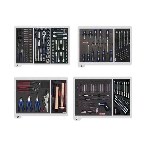 Servante atelier complète 356 outils ks tools 5t 