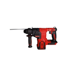 Perforateur brushless sur batterie 18V, 900W - Produit seul
Moteur brushless (sans charbon) puissant et économe en énergie
3 modes réglables au choix : perçage, perçage à percussion et burinage (angle de burinage ajustable)
Système anti-retour (kick-back stop) pour une sécurité accrue
Mandrin auto-serrant de 28 mm
Gâchette progressive permettant un ajustement optimal de la vitesse
Inverseur rotatif gauche/droite à 1 main
Eclairage LED permettant de travailler dans les environnements peu lumineux
Butée de profondeur pratique 200 mm, avec graduations de 2 en 2 mm
Réglage de la butée via rotation de la poignée
Légère, compacte et confortable à utiliser
Corps léger en aluminium avec coque robuste en plastique renforcé de fibre de verre
Poignée ergonomique en caoutchouc, à position ajustable
Batterie commune à toute la gamme d'outillage électroportatif KS Tools 515.47XX, y compris enceinte de chantier 100172F et projecteurs 150.4358F et 150.4470F
Alimentation :	lithium-ion 18V 4Ah
Attribut de fonction 1 :arrêt automatique
Attribut de fonction 2 :système anti-retour
Bruit max à vide :145 dbA
Bruit max en sollicitation :135 dbA
Dimensions :	L.290 x l.95 x H.210 mm
Puissance en Watt :	900 W
Nombre de coups :	5500 coups/min
Tension d'alimentation :	18 V
Vitesse de rotation à vide en T/mn :	1600 Tr/min
Vibrations :	25,5 m/s²
Indice de résistance aux chocs :	IK06
Poids :	2,40 kg
Diamètre max. de perçage acier :	13 mm
Diamètre max. de perçage béton :	24 mm
Diamètre max. de perçage bois :	28 mm
Puissance en joules :	2,2 joules