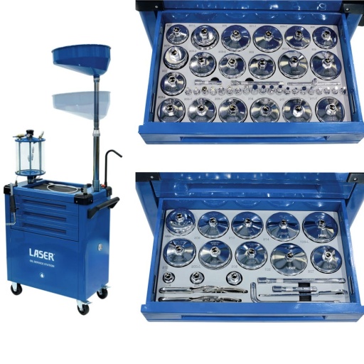 Poste de vidange d'huile 70 L