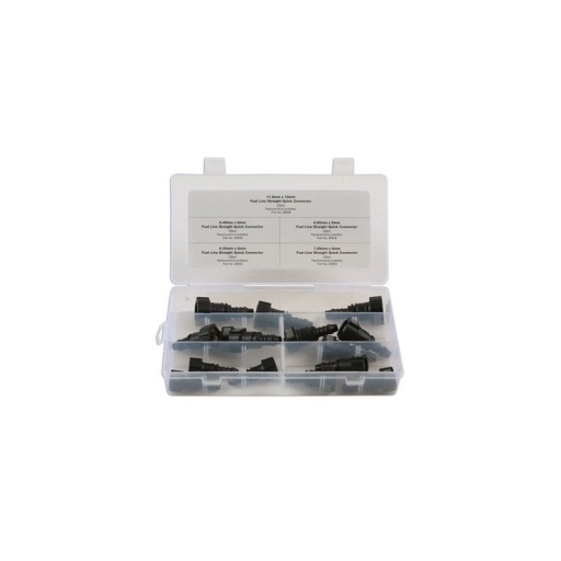 Assortiment de raccords de carburant droit - 15 pcs