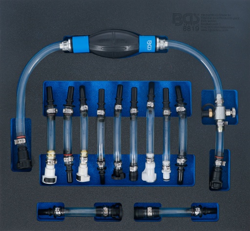 Module kit de purge avec pompe d'amorçage basse pression diesel pour Ford, PSA, Opel, Fiat, Rover, Land Rover, Renault, Mercedes-Benz 12 pièces