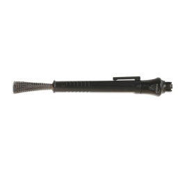 Brosse de précision de type stylo - fil d'acier Brosse de précision de type stylo convenant pour un large éventail d'applications. Longueur totale : 170 mm.  Longueur de fil d'acier : réglable jusqu'à 40 mm. Corps en plastique avec agrafe de poche pratique. Ensemble complet de brosses (acier, acier inoxydable, laiton et nylon) disponible - N° de référence 7744. Brosses individuelles disponibles - N°s de référence 7746 (laiton), 7747 (acier inoxydable) et 7748 (nylon).