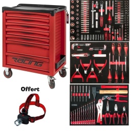 Servante atelier ks tools Racing 7 tiroirs
Servante d'atelier avec plan de travail ABS avec graduation gravé de 50cm
Cette nouvelle servante d'atelier de chez ks tools. modèle racing. est une évolution de l'ancien modèle dakar édition.
En effet pour cette servante d'atelier. ks tools a utilisé ces 20 ans expérience sur l'ancien modèle. la racing est le fruit des milliers de retour d'information client. garage. carrosserie. industrie et particulier.
Cette servante d'atelier ks tools est plus pratique gràce à ces nouveaux panneaux perforés pour accessoires avec porte aérosol. plus résistante nouveau chassis.Roue diamètre 125mm
La servante d’atelier KStools. série Racing respecte les normes de robustesse et de solidite deja reconnues sur les autres lignes de servantes d’atelier de la marque KS Tools.
Les tiroirs de la servante d’atelier Racing possedent des roulements à billes (résistance 30kg). un système de fermeture par serrure latérale et s’ouvre totalement pour plus de facilite dans vos rangements.
Les tiroirs de cette servante atelier ont une grande capacité. 40cm de profondeur par 57cm de largeur. tout les tiroirs de cette servante d'atelier sont fournis avec un tapis mousse a installer au fond.
Sur son plan de travail on trouve un tapis en mousse imputrescible. sa poignée de côté et ses 4 roues robustes dont 2 directionnelles avec frein. La servante d'atelier Racing reste une reference en therme d’ergonomie. fini le désordre dans le garage. rangez vos outils. ou bien d'autre chose de manière ordonnée.
Plan de travail avec poignée de chaque coté
Dimensions utiles des tiroirs servante 7 tiroirs résistance 30kg :
5 x H 55 X L 565 X P 405mm
2x H 130 X L565 X P 405MM
Poids: 47.6kg
Poids maximum admissible en statique: 350kg
ref: 855.0007
Vous retrouverez dans cette composition ks tools tout le necessaire pour la mécanique . automobile. moto mais aussi entretien technique.
922.1439 Poignée emmanchée ULTIMATE® 1/4''
920.1400 Cliquet réversible 1/4’’ ULTIMATE
920.1200 Cliquet 72 dents extra plat ULTIMATE® 1/2
922.1202 Rallonge ULTIMATE® 1/2''. L.125 mm
922.1203 Rallonge ULTIMATE® 1/2''. L.250 mm
922.1450 Cardan universel ULTIMATE® 1/4''
922.1451 Poignée coulissante T ULTIMATE® 1/4''. L.110 mm
922.1452 Rallonge ULTIMATE® 1/4 L.50 mm 1
922.1455 Rallonge ULTIMATE® 1/4 L.100 mm 1
922.14 Douille 6 pans ULTIMATE® 1/4 4-4.5-5 -5.5-6-7-8-9-10-11-12-13-14mm
922.1419 Rallonge articulée ULTIMATE 1/4. L.150mm
922.14 Douille longue 6 pans ULTIMATE 1/4.6-7-8-9-10-11-12-13-14mm
922.1198 Tournevis porte-embouts magnétique ULTIMATE 1/4'' . L. 100 mm
922.14 Douille tournevis ULTIMATE® TORX® 1/4''. L.37 mm - T10-15-20-25-27-30-40
922.147 Douille tournevis ULTIMATE® POZIDRIV® 1/4''. L.37 mm - PZ2-PZ1
922.1490 Douille tournevis ULTIMATE® Fente 1/4''. L.37 mm - 7-5.5-4mm
922.146 Douille tournevis 6 pans ULTIMATE® 1/4. L.37 mm - 3-4-5-6-7-8mm
922.1468 Douille tournevis ULTIMATE® PHILLIPS® 1/4''. L.37 mm - PH1-PH2
922.1440 Rallonge flexible ULTIMATE® 1/4. L.150mm
922.1250 Cardan universel ULTIMATE® 1/2
922.1261 Augmentateur pour poignée coulissante ULTIMATE® 1/2M - 3/8F
922.120 Douille bougie ULTIMATE® 1/2''. 16-21mm
922.12 Douille 6 pans ULTIMATE® 1/2''. 10-11-12-13-14-15-16-17-18-19-21-22-24-27-30-32mm
975.100 Embout de vissage 6 pans. L.75 mm - Entraînement 10 mm - 5-6-7-8-10 mm 1
975.21 Embout de vissage TORX® percé. L.75 mm - Entraînement 10 mm - TB20-25-27-30-40-50-55-60
975.300 Embout de vissage XZN®. L.75 mm - Entraînement 10 mm - M6-8-10-12
911.1452 Adaptateur pour visseuse. 1/4''
922.1297 Porte-embouts de vissage ULTIMATE® 1/2. 10 mm
922.1421 Douille porte-embouts ULTIMATE® 1/4
514.1102 Porte-embout magnétique 1/4. L.50 mm
514.1106 Adaptateur porte-douilles 1/4- 1/4
911.1452 Adaptateur pour visseuse
911.2255 Embout de vissage KS 6 pans 3.0-4-5-5.5-3-7 - entraînement 6.35 mm
911.2397 1/4'' Embout de vissage POZIDRIV. 25 mm. PZ0-1-2-3
911.3001 Embout de vissage 4 pans. L.25 mm - 1/4'' - #0-1-2-3
911.2201 Embout de vissage KS PH N°0-1-2-3. longueur25 mm
911.2910 Embout de vissage KS SPANNER 4-6-8-10mm
911.3566 KSD - 1/4'' Bit Innensechskant. 25mm. 1/16''-5/64''-3/32''-7/64''-1/8''-9/64''-5/32''-3/16''-7/32''-1/4''
911.2961 Embout de vissage KS 6 pans percé 5/64-3/32-7/64-1/8-9/64-5/32- entraînement 6.35mm
911.2934 Embout de vissage KS 6 pans percé 2.0-2.5-3-4-5-6 entraînement 6.35 mm. longueur25 mm
911.2901 Embout de vissage KS TORQ SET 6-8-10mm - entraînement 6.35 mm. l25mm
911.2922 Embout de vissage KS TRI WING 1-2-3-4. entraînement 6.35 mm. L. 25 mm
911.3303 Embout de vissage 1/4'' Fente. 25 mm. 3-4-4.5-5-5.5-6-6.5-7-8 mm
911.2306 Embout de vissage KS TORX 8-10-15-20-25-27-30-40-45 - entraînement 6.35 mm.L.25 mm
911.2344 Embout de vissage XZN M5-M6-M8. entrainement 6.35 mm. L25 mm
911.2276 Embout de vissage KS TORX percé 8-10-15-20-25-27-30-40 entraînement 6.35 mm. l25 mm
911.2985 Embout de sécurité papillon # 1. L.25 mm 1
911.2988 KSD - 1/4'' Doppelkeil-Bit # 2. 25mm. S2 1
911.2991 KSD - 1/4'' Doppelkeil-Bit # 3. 25mm. S2 1
922.60 Tournevis ULTIMATE® Fente. 3.5-5.5-8mm
922.60 Tournevis ULTIMATE® PHILLIPS®. PH1 PH2 PH3
907.2135 Cutter à système de blocage. 18 mm
907.2166 Lames de rechange pour 907.2141 - paquet de 10 pcs
151.2100 Jeu de 8 clés mâles 6 pans à tête sphérique longues. 2 à 10 mm
151.2200 Jeu de 8 clés mâles TORX® percé longue. T10 à T50
500.10 Pince à circlips extérieur droite.19-60 mm.160mm droite. 160mm extérieur coudée 90°.19-60 mm. intérieur coudée 90°.19-60 mm.160mm
115.1012 Pince coupante de côté à poignées bi-composants. L. 160 mm
115.1021 Pince universelle à poignées bi-composants. L.180 mm
115.1024 Pince à bec demi-ronds KS. à poignées bi-composants L.200 mm
115.1197 Pince étau GRIPfix Xtreme 9 0-50mm
115.2001 Pince multiprises gainée. 250mm. 0-36mm
156.0589 Burin de carrossier extra plat. 26 mm. Longueur 250 mm
142.1080 Marteau rivoir manche Hickory. 800g
922.00 Clé mixte. 8.9.10.11.12.13.14.15.16.17.18.19mm
156.020 Chasse-goupille bruni octogonal. 3.4.5.6.8.10 mm Longueur 150mm
156.0175 Pointeau 1