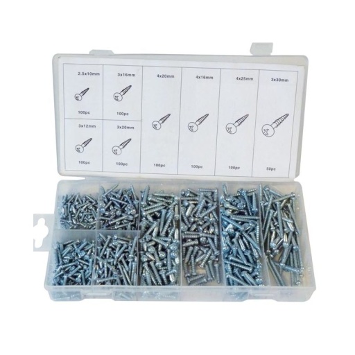 Assortiment 750 vis tole