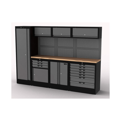 Lineaire atelier 2.8m 7 meubles
