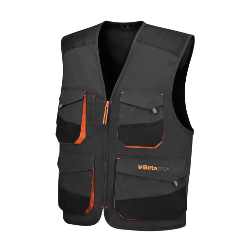 Gilet de travail bleu petrole