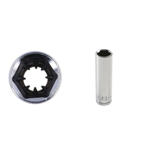 Douille pour bougie d'allumage M8 NGK et Denso, 13 mm à carré de 3/8"