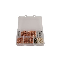 Assortiment 250 joints vidange aluminiumm nylon. cuivre
