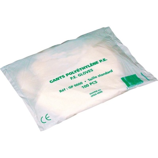Boite de 100 gants jetables ambidextres
