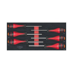 Module 6 tournevis torx
- module 1/3
- pour servantes et etablis
- empreinte des outils découpee au laser
- mousse imputrescible
- compositon :
t10-t15-t20-t25-t30-t40