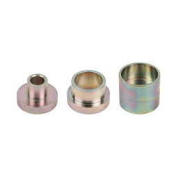Jeu de pièces de pression intérieures - BMW e30 / e36
- pour le montage et le démontage de la rotule du bras de suspension
- utilisation avec presse universelle 440.0180
- s'utilise directement sur le vehicule
utilisation : rotule de suspension pour BMW e30 et e36