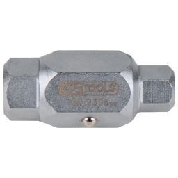 - 6 pans ext&eacute;rieur en mm: 21,0
- Code EAN: 4042146101940
- Mati&egrave;re: Acier Chrome Vanadium extra-fin, satin&eacute; mat, chrom&eacute;
- Profil 1: 6 pans
- Statut produit: Actif
- Taille du profil en mm: 17 + 1/2" mm
- Utilisation (r&eacute;f&eacute;rence outil): pour bouchons de vidange coniques
- Poids: 110 g