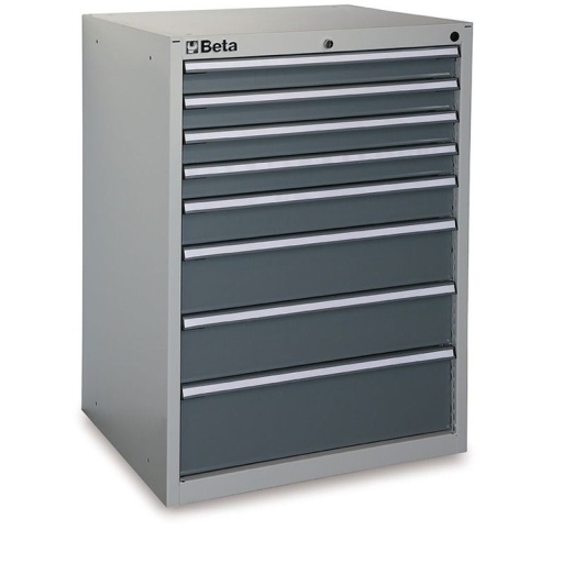 Armoire industrielle 8 tiroirs résistance 70kg