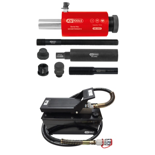 Unité hydraulique 16 t avec pompe hydropneumatique, 13 pcs