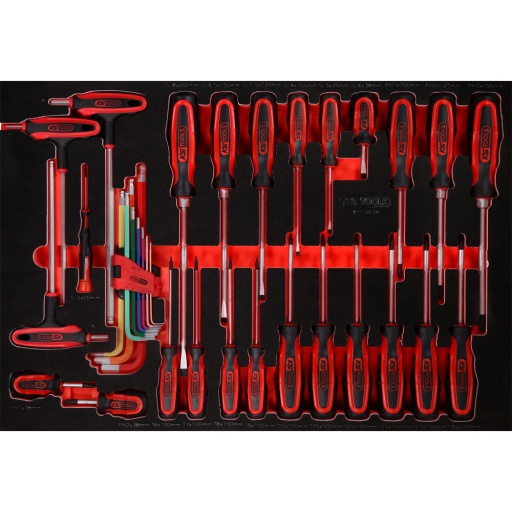 Module tournevis dans module en mousse 34 pcs