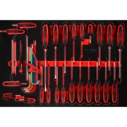Module tournevis dans module en mousse 34&nbsp;pcs
