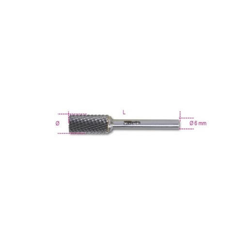 Fraise carbure tête cylindrique 8mm