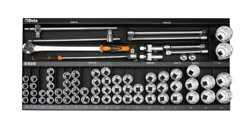 Composition de 92 outils, avec crochets sans panneau