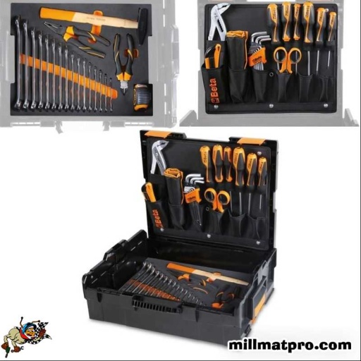 Assortiment de 44 outils pour valise COMBO C99V1, dans plateau en mousse EVA