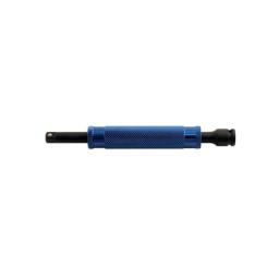Barre d'extension pour douille à impact avec poignee fixe 200mm long fabriqué en Chrome Molybdenum Extension solidifié lors de la fabrication la poignée permet à l'utilisateur de saisir la barre en supportant la clé à choc et la douille.  Carré de 3/8"