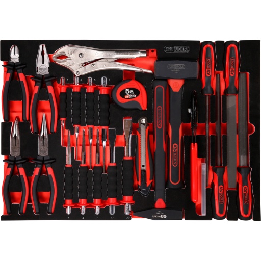 Module pince marteaux et burins dans module en mousse 33 pcs
