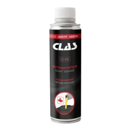 Nettoyant moteur avant vidange 300ml préventif et curatif haute performances pour les circuits d'huile. S'utilise avant vidange et remplissage à l'huile neuve. Fonctions : dissout la calamine, la limaille et autres salissures pour faciliter leur évacuation lors de la vidange. Nettoie les poussoirs et les pistons, réduit les claquements. Réduit les émissions polluantes. Assure la longévité du turbo. Fluidifie l'huile pour faciliter la vidange tout en nettoyant les circuits et éliminant les dépots. Dilution : 5% (un flacon pour 6L d'huile).
Nettoyant préventif et curatif haute performances pour les circuits d’huile.
S’utilise avant vidange et remplissage à l’huile neuve.
Fonctions :
- dissout la calamine, la limaille et autres salissures pour faciliter leur évacuation lors de la vidange.
- nettoie les poussoirs et les pistons, réduit les claquements
- réduit les émissions polluantes
- assure la longévité du turbo
- fluidifie l’huile pour faciliter la vidange tout en nettoyant les circuits et éliminant les dépots
- dilution : 5% (un flacon pour 6L d’huile)





À PROPOS DE LA MARQUE CLAS
Notre Marque CLAS « Garage Solutions » basée en Savoie (France), a été créée en 1996. Nous sommes depuis toujours un acteur innovant de l’équipement et de l’outillage technique pour véhicules légers, utilitaires et poids lourds. Aujourd’hui, nous évoluons vers un écosystème offrant des solutions globales, bénéfique pour l’ensemble de nos partenaires. Nous nous adaptons à vos besoins et budgets, en étant toujours plus simple et réactif avec des hommes et des femmes experts, passionnés, au cœur d’une digitalisation à votre service. Consolidant notre leadership en France, nous accélérons notre expansion afin de devenir un acteur clef à l’international. 