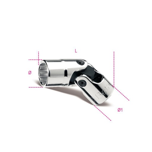 Douille 3/8 12 pans à cardan cote en pouce 5/8" beta série 910as/sn